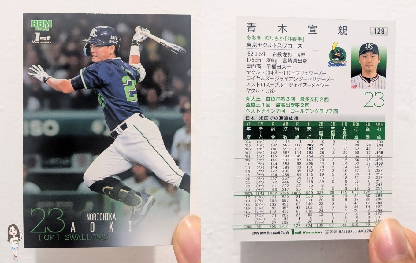 青木宣親球員卡