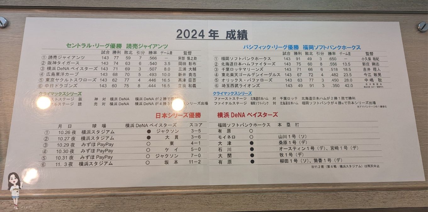 洋聯/央聯各隊全年戰績