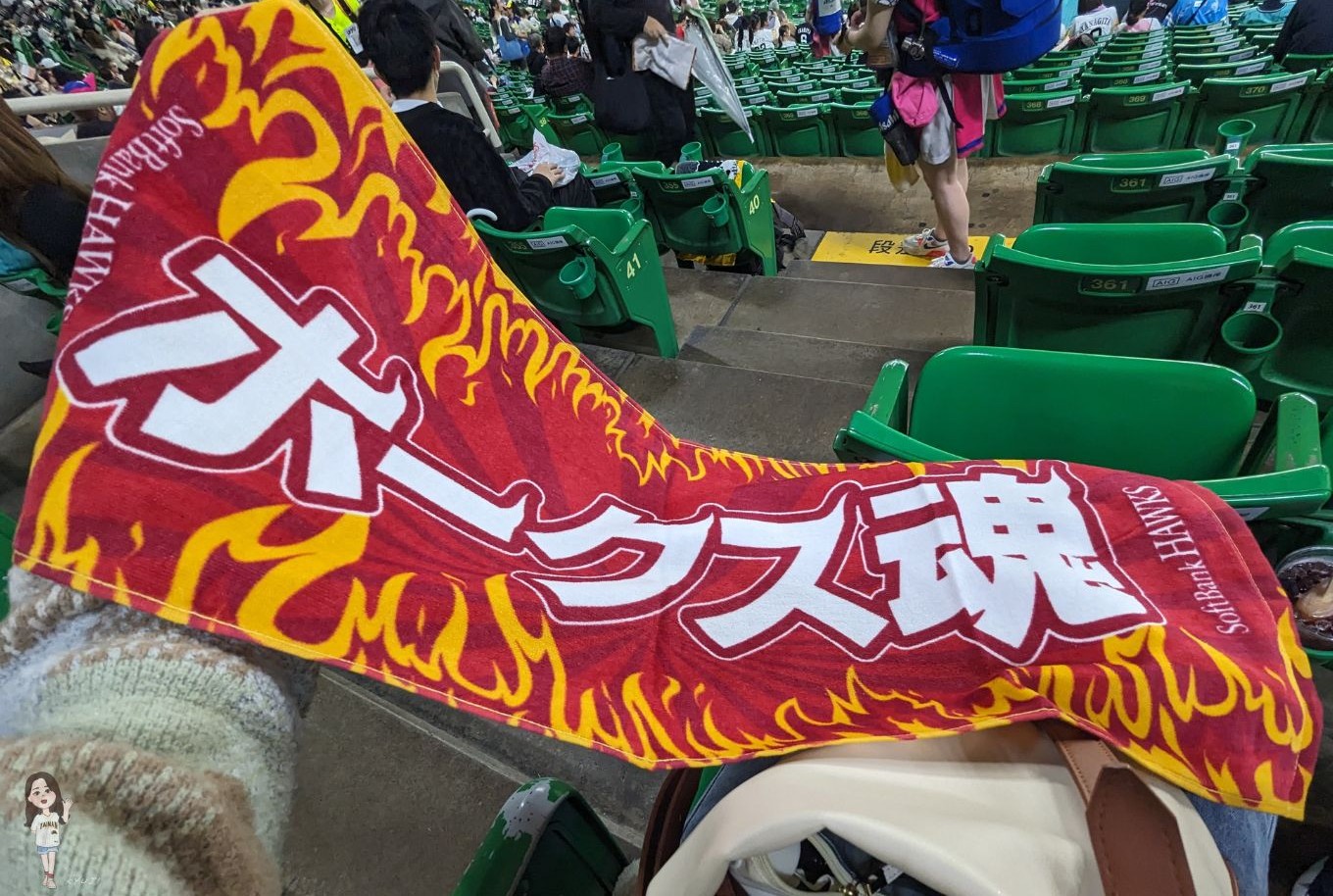 進場時拿到的應援毛巾